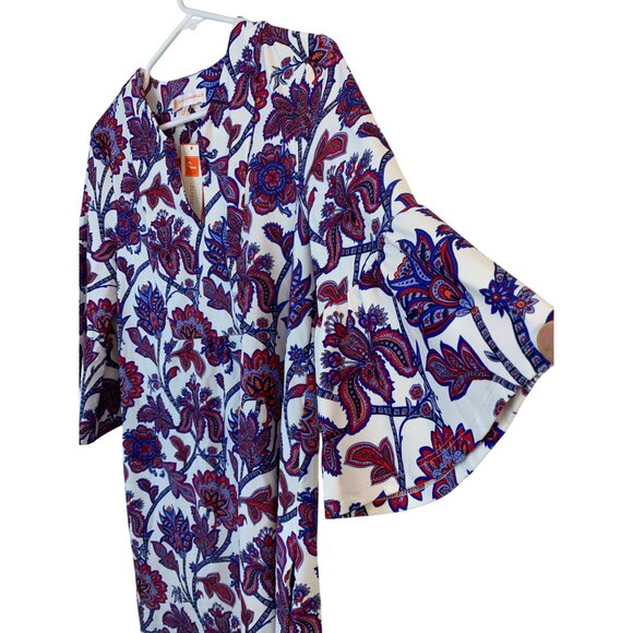 Jude Connally Size S Kerry Floral Americana Dress Nylon & Spandex NWT 8421 - Picture 3 of 8